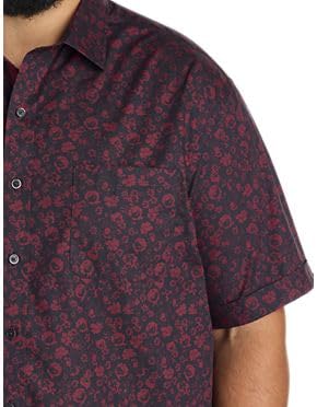 Bold Floral Sport Shirt Black 3XL - Image 2