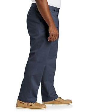 DXL Big + Tall Essentials Flat-Front Twill Pants - Image 3