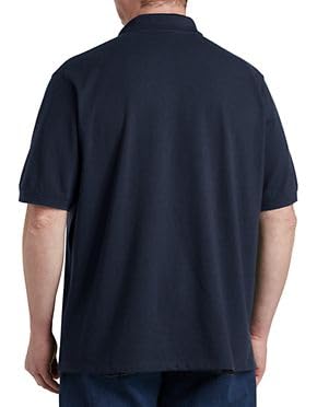 DXL Big + Tall Essentials Piqué Mesh Short-Sleeve Polo Shirt - Image 2
