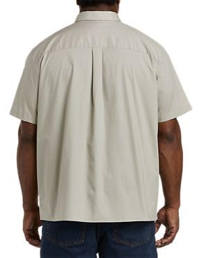 DXL Big + Tall Essentials Poplin Short-Sleeve Sport Shirt - Image 2