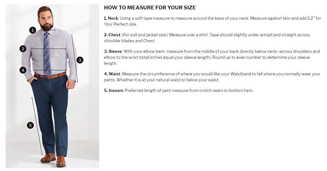 DXL Synrgy Big and Tall Performance Stretch Suit Pants, Grey - Image 4