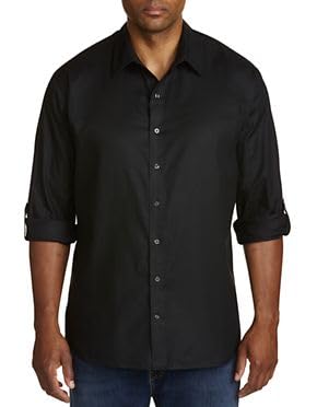 DXL Synrgy Men's Big and Tall Textured Sport Shirt - Image 2