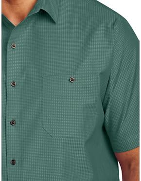 DXL Textured Solid Sport Shirt Botanical Green 3XL - Image 2