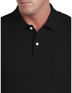 Harbor Bay by DXL Big and Tall Pocket Piqué Polo - Image 2