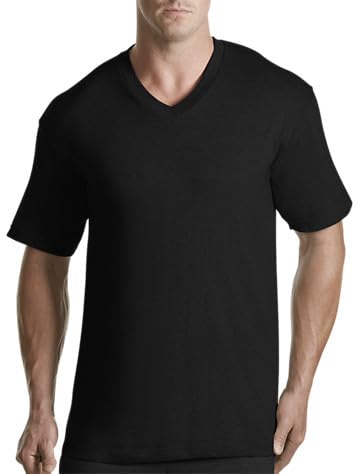 Harbor Bay by DXL Men's Big and Tall 3-pk V-Neck T-Shirts - Image 2