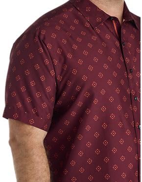 Micro Floral Sport Shirt Multi 5XL - Image 2
