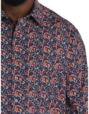 Multi Leaf Print Sport Shirt - Image 3