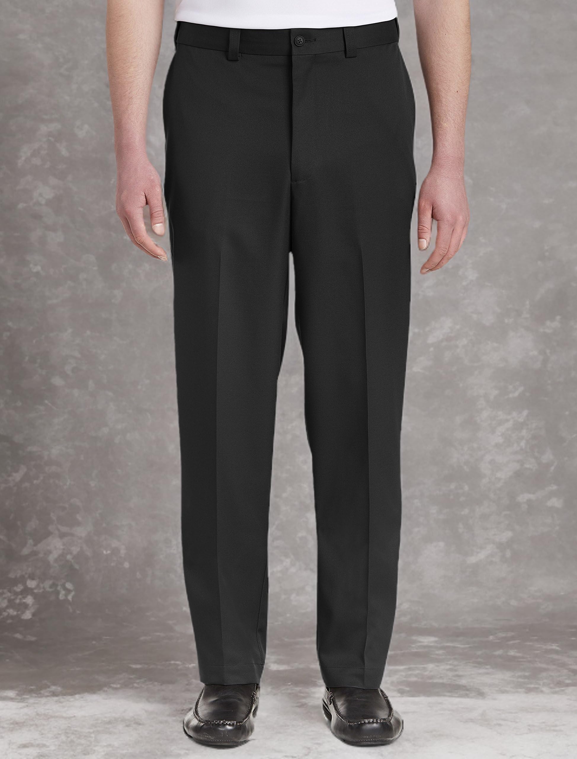 Oak Hill by DXL Men's Big and Tall Microfiber Waist-Relaxer Pants - Image 7