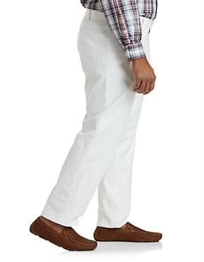 Oak Hill by DXL Men's Big and Tall Straight-Fit 5-Pocket Pants 48 x 32 - Image 3