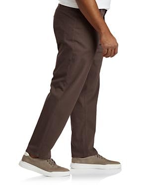 Oak Hill by DXL Men's Big and Tall Straight-Fit 5-Pocket Pants 48 x 32 - Image 3